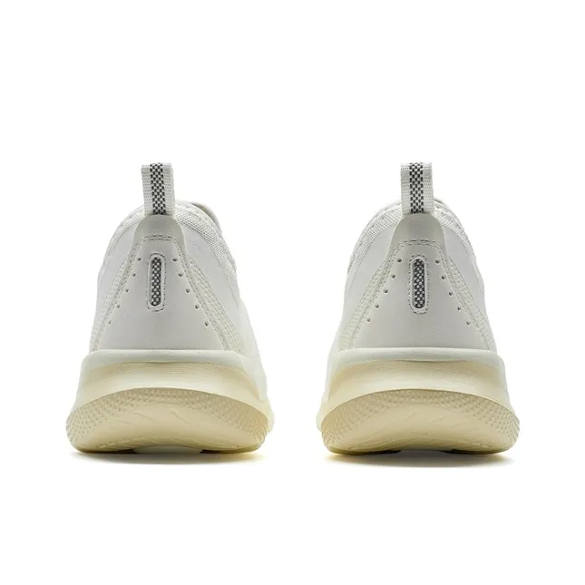 XTEP Soft Cube Breathable Slip Resistant Low Top Casual Running Shoes Women's White-4