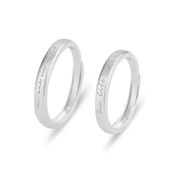 VOCK S999 Fine Silver Hand Accessory Ring Unisex
