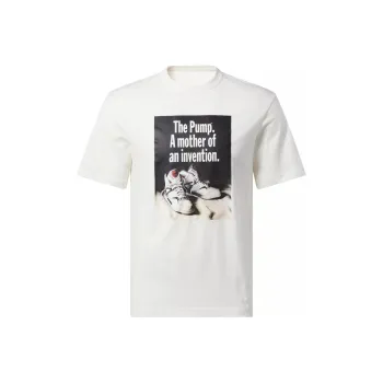 Reebok BB PUMP GRAPHIC TEE T-Shirt Men's White
