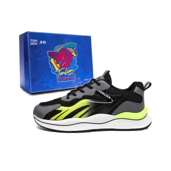 Tonlion Anti Slip Wear Resistant Low Top Running Shoes Men's