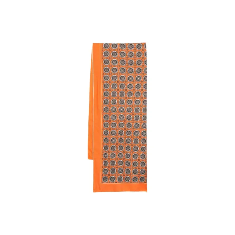 N.Peal Geometric Pashmina Scarf-0