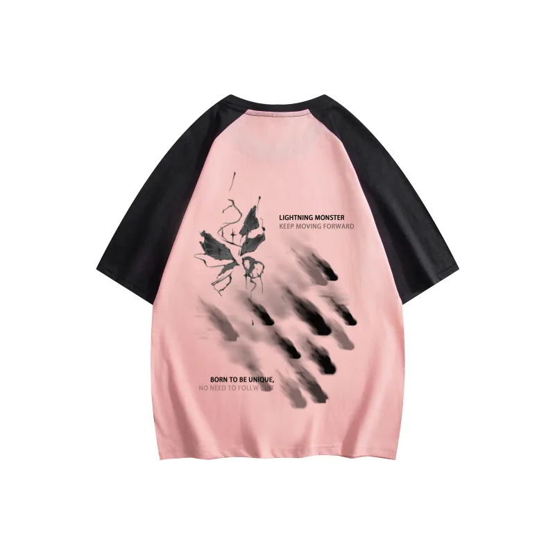 LIGHTNING MONSTER Raglan Sleeve T Shirt Unisex-6