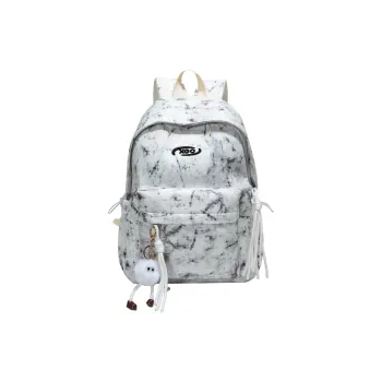 Yalu Nylon Backpack Unisex White/Red/Green/Black
