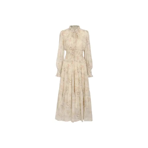 Long Sleeved Dress Women's Multicolor