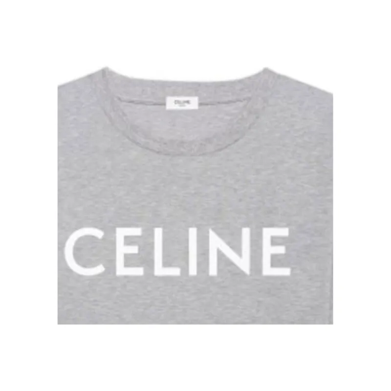CELINE Crop Tops Women's Gray-4