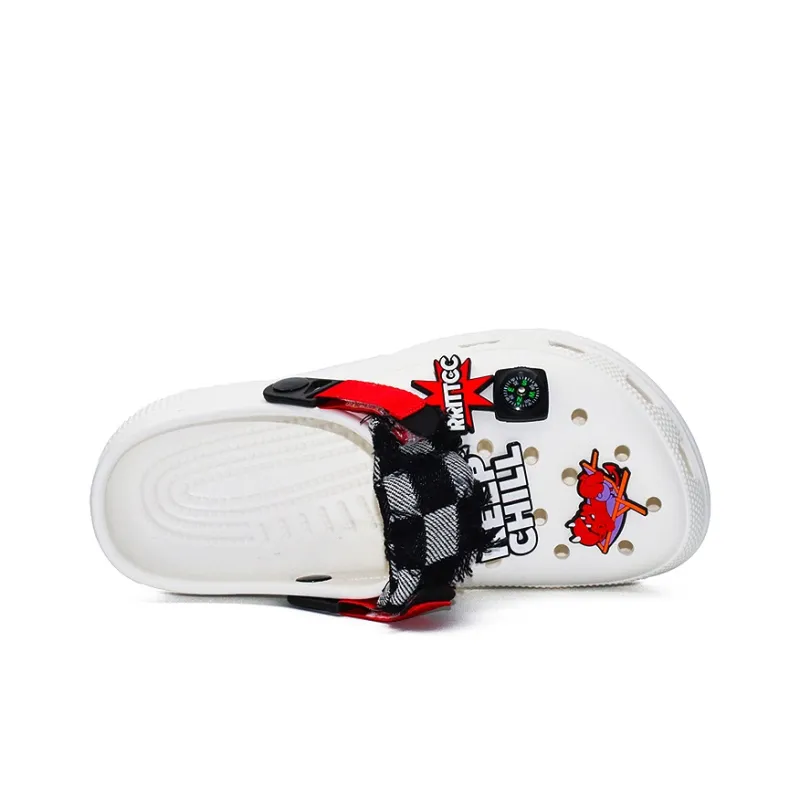 OUBT Creative Compass Clogs Men's White-4