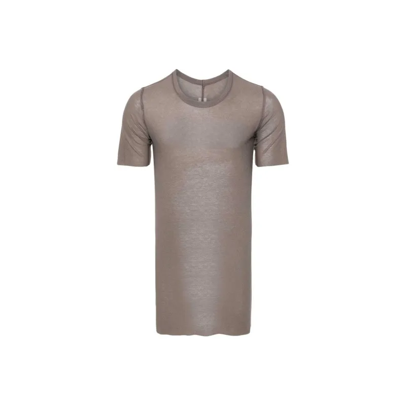RICK OWENS Semi-sheer Short-sleeve T-shirt-0