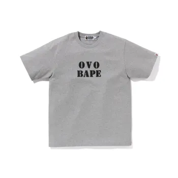 A BATHING APE X Ovo Stencil Logo Tee