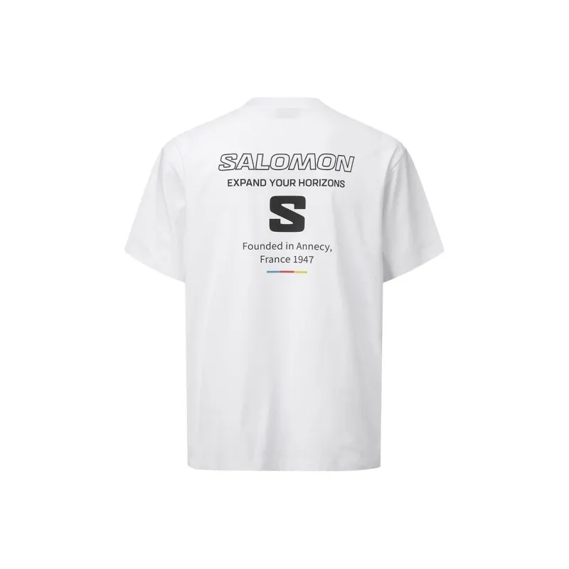 SALOMON UNI T Shirt Unisex White-1