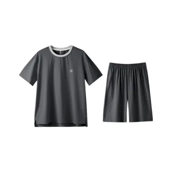 ZAO FU NIAO Pajama Set Men's Dark Gray