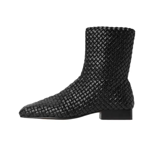 Bottega Veneta Jim Ankle Boots Men's Black