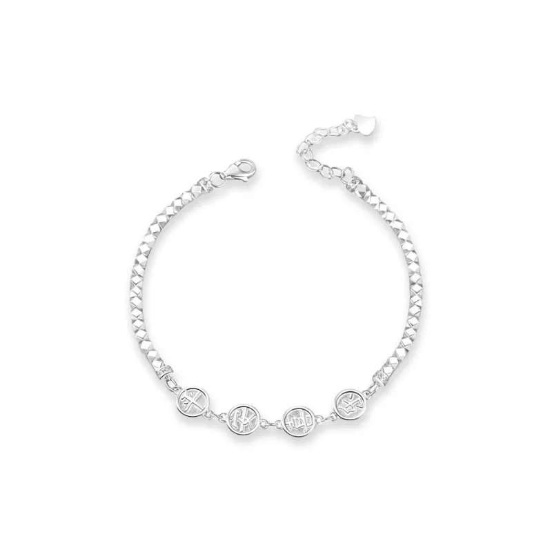 UZIID 999 Fine Silver Bracelets Women's-0