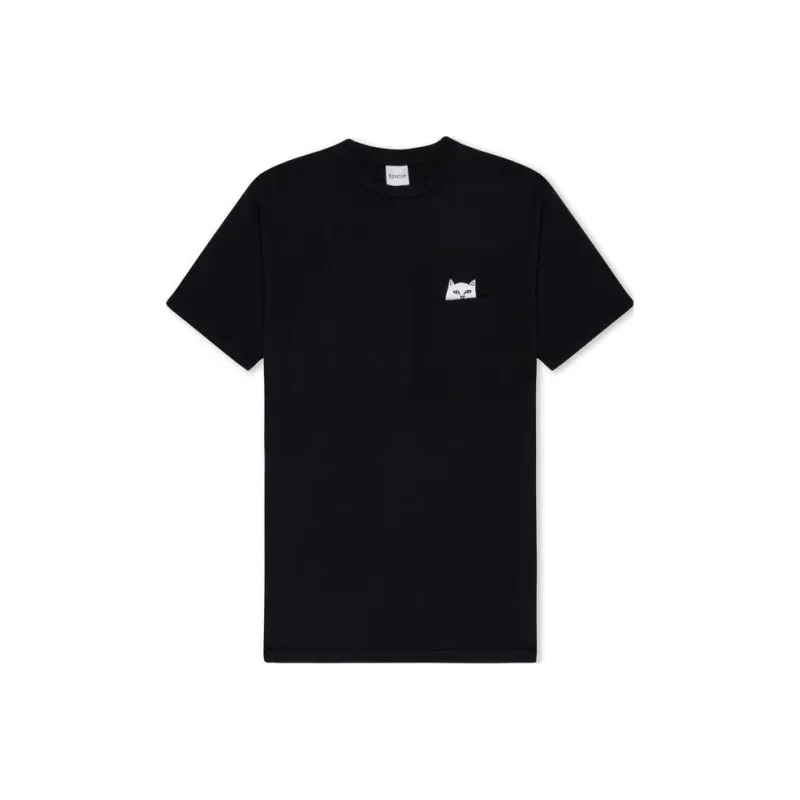 RIPNDIP Lord Nermal Peace Pocket Tee T-Shirt Men's Black-0