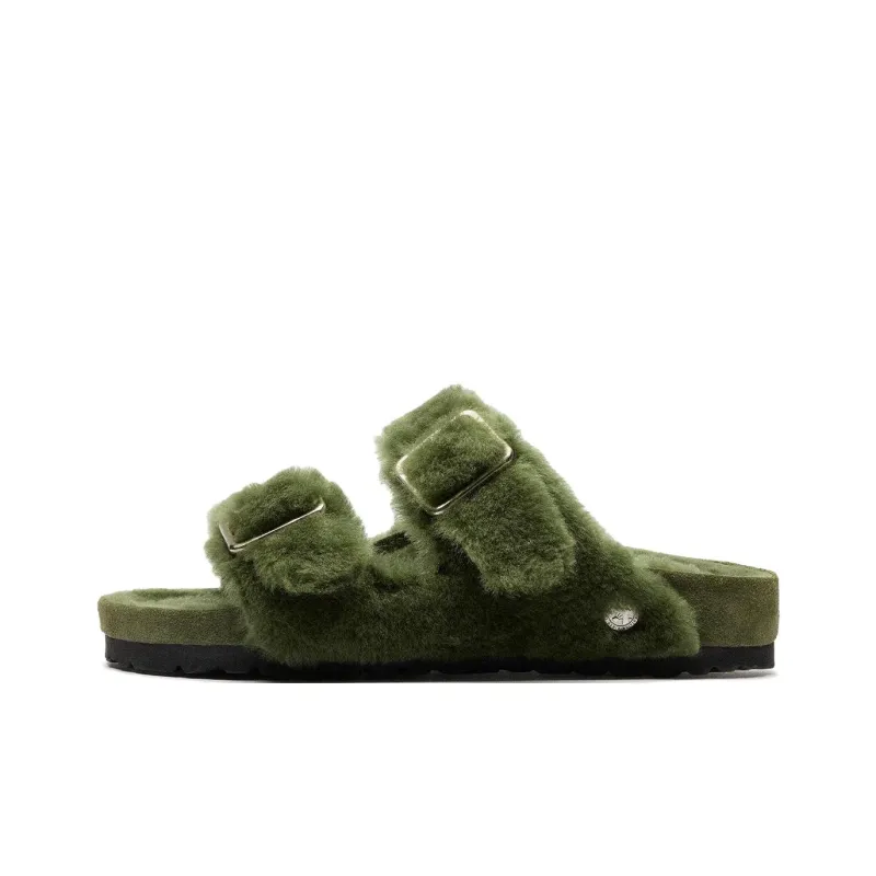 Birkenstock Arizona 1774 Shearling Slides Women's-0