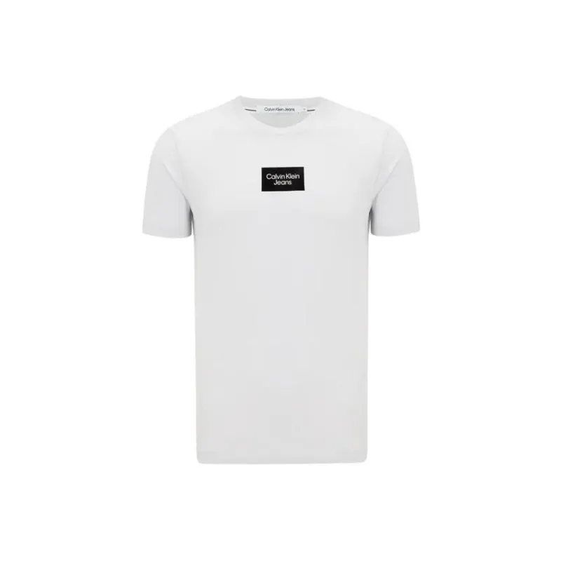 CALVIN KLEIN T Shirt Men's Gray White-0