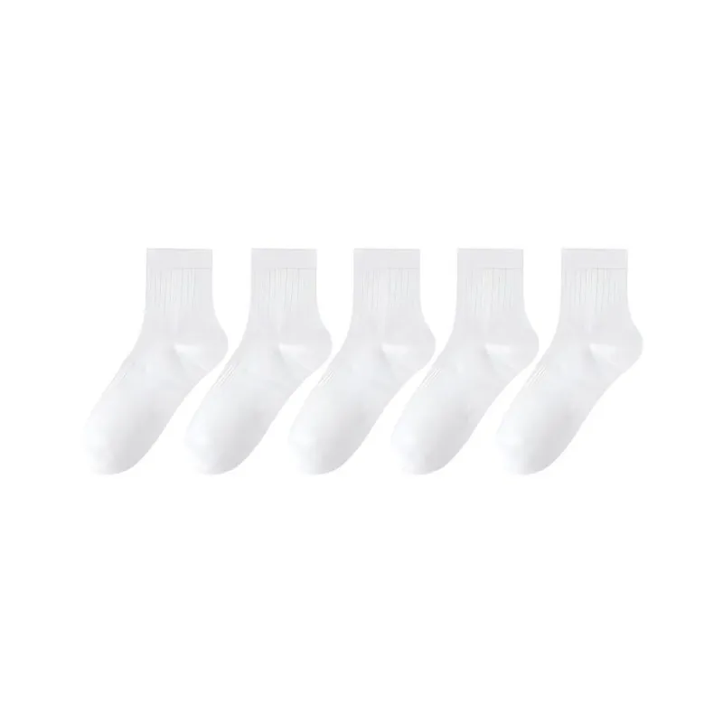 PLANDOO Mid Calf Socks Men's 5 Pack-20