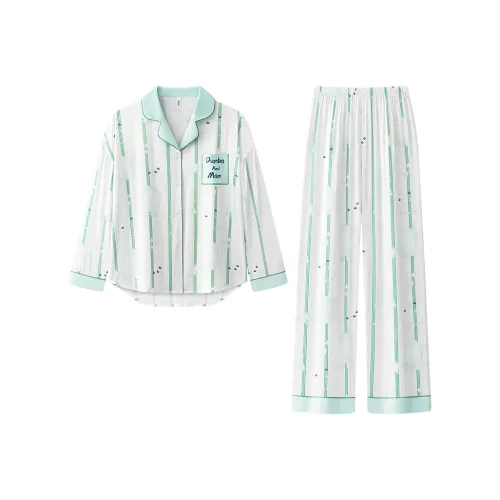 Gongdie x Disney Pajama Set Women's Light Green
