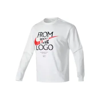 Nike Long Sleeve Basketball T Shirt T Shirt Men's White