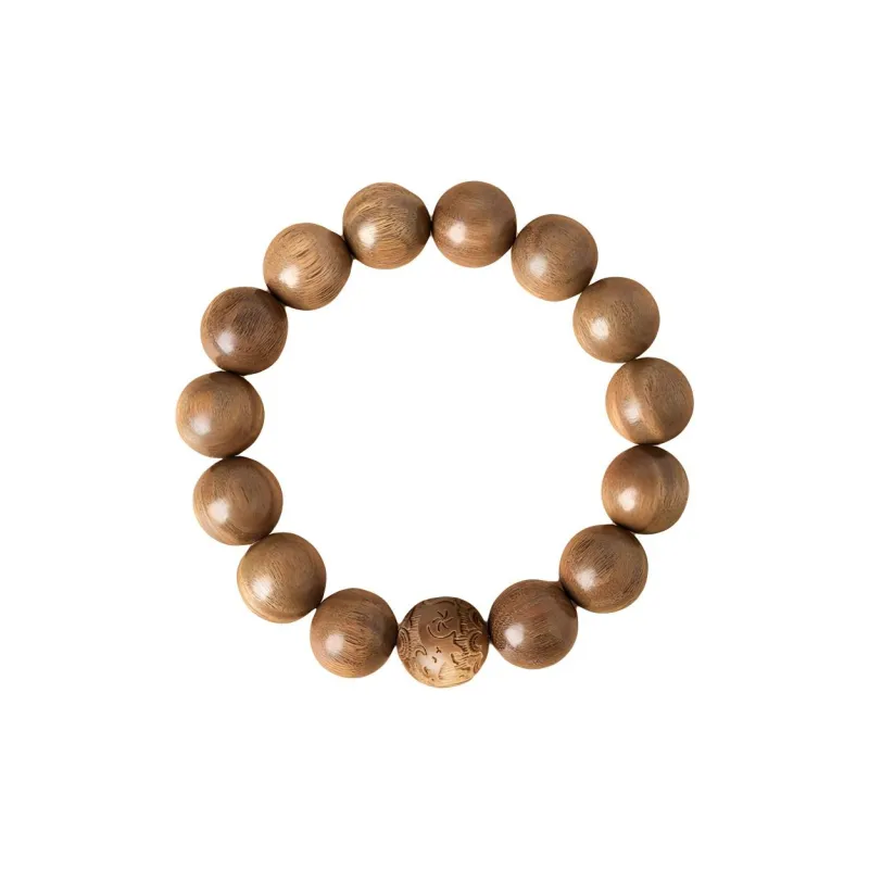Yi Mingju Green Sandalwood Bracelets Unisex-0