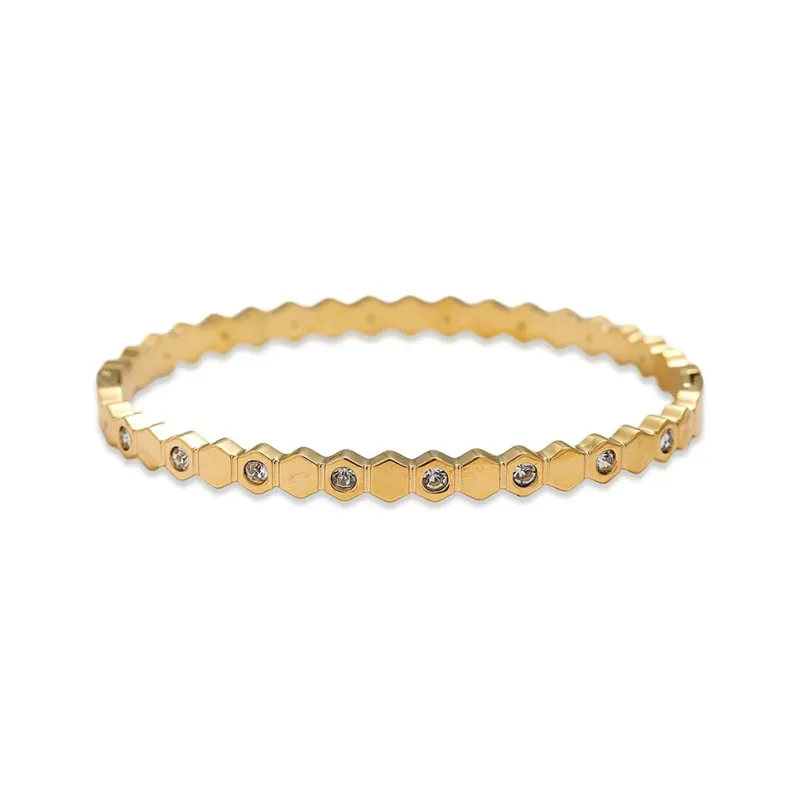 J&KINGLAY Titanium Steel Bangles Unisex-3