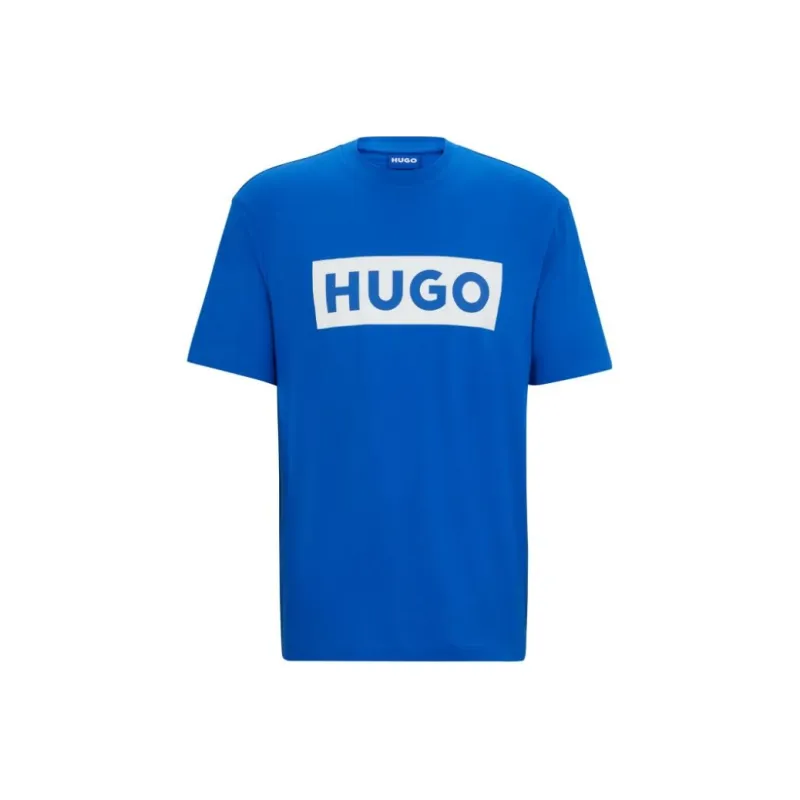 HUGO BOSS T-Shirts Unisex Blue-0