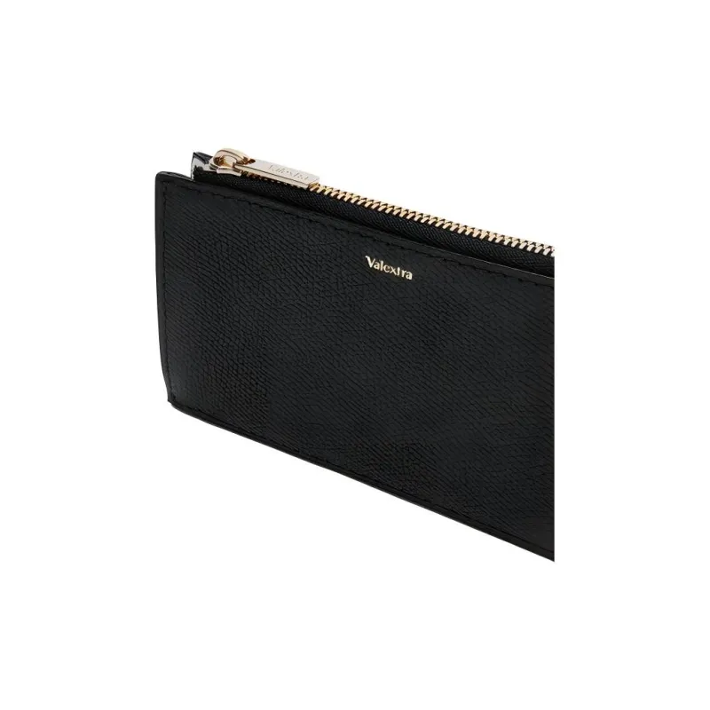 Valextra Leather Card Holder, Coin Purse Men's White/Black-2