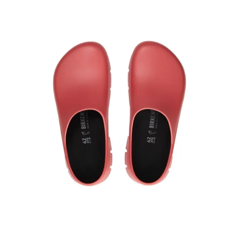 Birkenstock Slip Resistant Closed Toe Slippers Unisex Red Regular Loose Fit-2