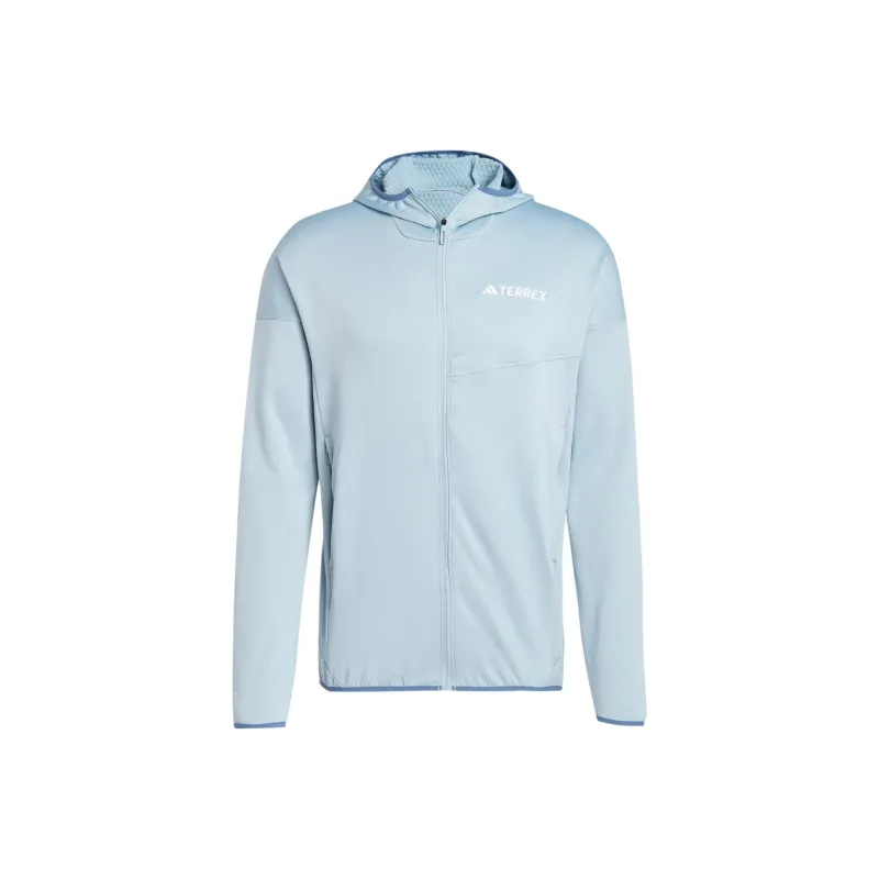 Adidas Free Shipping With AdiClub Terrex Xperior Climawarm Light Fleece Hooded Jacket-0