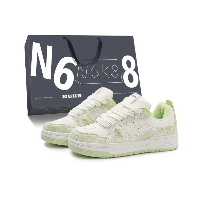 N6K8 Anti-Slip Wear-Resistant Low-Top Skateboard Shoes Unisex-12