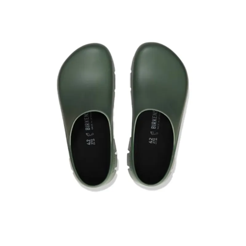 Birkenstock Slip Resistant Wrap toe Slippers Unisex Green Regular Loose Fit-2