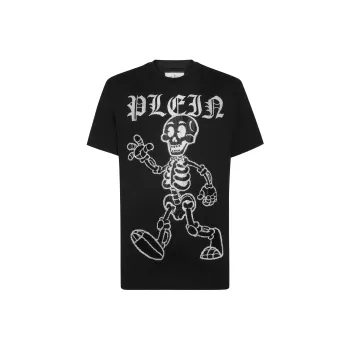 PHILIPP PLEIN Skeleton Studded T shirt