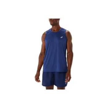 Asics Ready-Set Lyte Singlet T-Shirt Men's Dark Blue