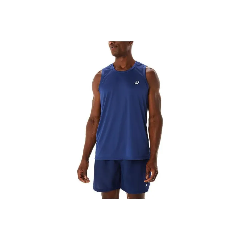 Asics Ready-Set Lyte Singlet T-Shirt Men's Dark Blue-0