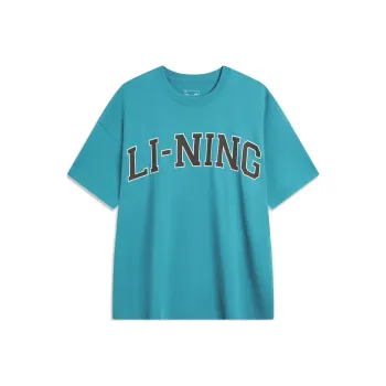 LiNing Sports Fashion Collection T Shirt Unisex Reef Cyan