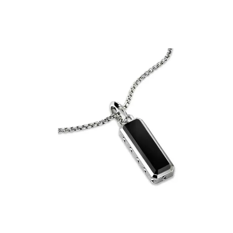 John Hardy Black Onyx Talisman Necklace-2