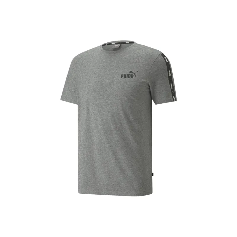 PUMA T Shirt Essentials+ Tape Homme T Shirt Men's Gray-0