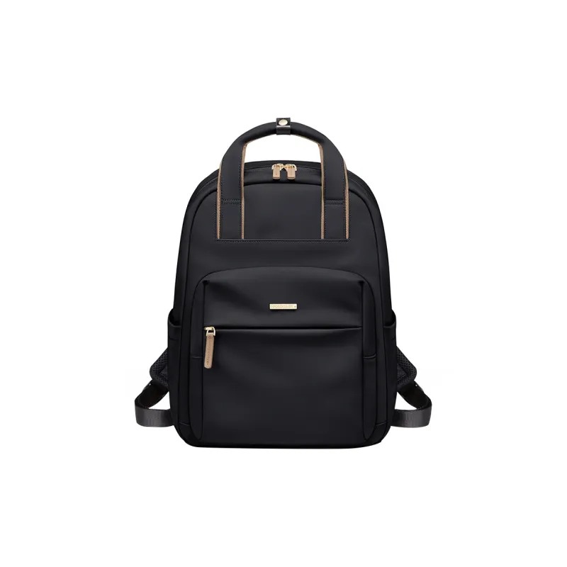 POLO Fabric Backpack Regular Women's Milk Tea Apricot/Classic Black-5
