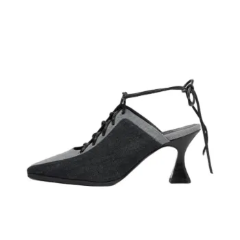 Carel Corset Irregular Heel High Heels 7cm Women's Black
