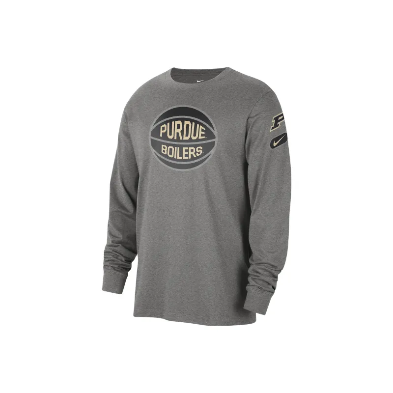 Nike Purdue Fast Break Men's Nike College Long Sleeve T Shirt-0