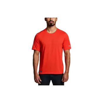 Saucony Stopwatch T-Shirts Men Red