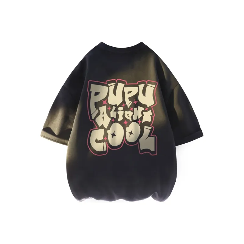 PUPU ALIENS T-Shirt Summer Unisex-0