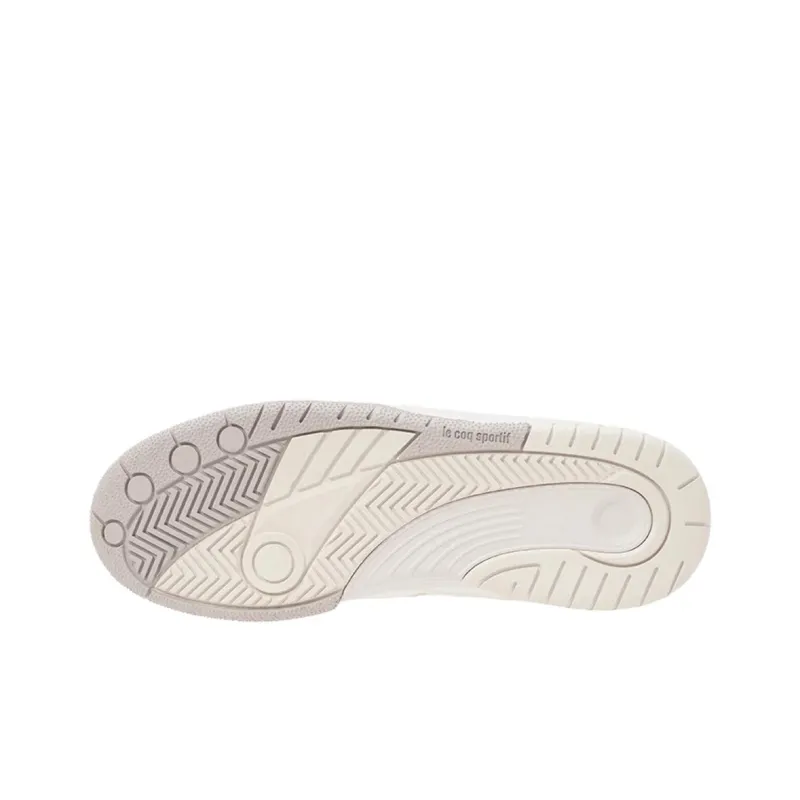 Le Coq Sportif LCS T 1100 Cushioning, Breathable, And Resilient Design Low Top Casual Shoes Unisex White Gray-5