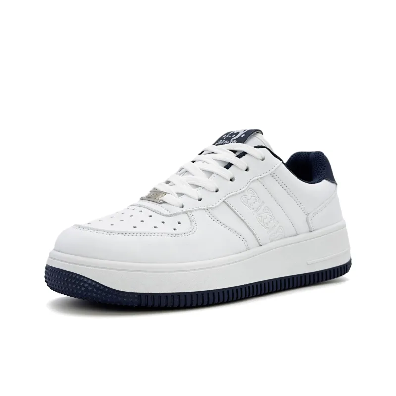 ALI THE FOX Low-Top Skateboard Shoes Women's Classic White/Hai Chang Blue-7