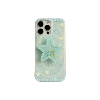 Sopi Acrylic Material Tornado Shell Star Phone Cases Compatible With IPhone 16/15 Pro Max/Apple 13/14 Pro/Max