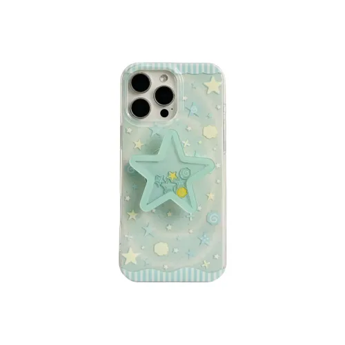 Sopi Acrylic Material Tornado Shell Star Phone Cases Compatible With IPhone 16/15 Pro Max/Apple 13/14 Pro/Max