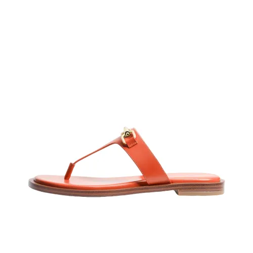 MICHAEL KORS Flip Flops Women's Orange Red