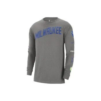 Nike Milwaukee Bucks 2023/24 City Edition Men's Nike Nba Max90 Long Sleeve T Shirt