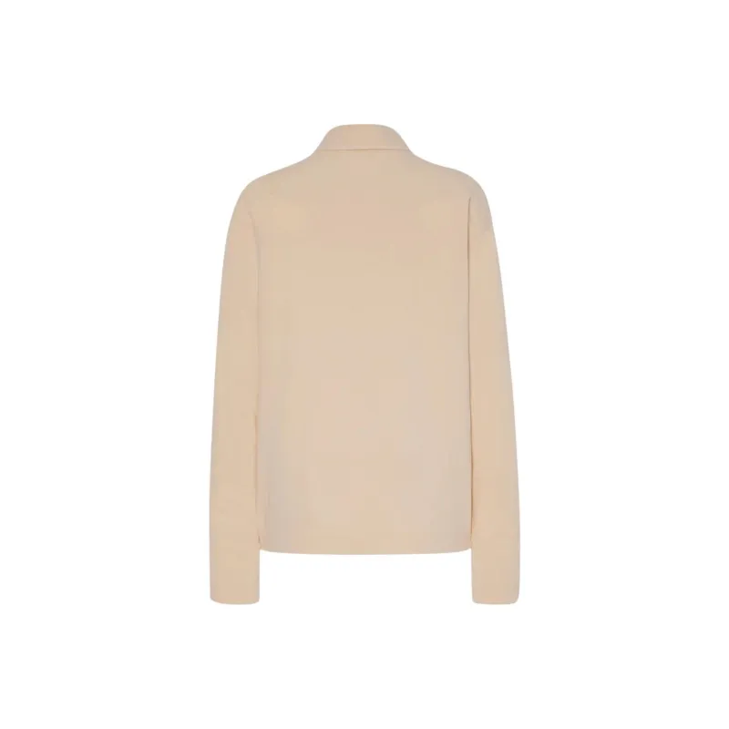 THE ROW Half front Buttoned Polo Top-1