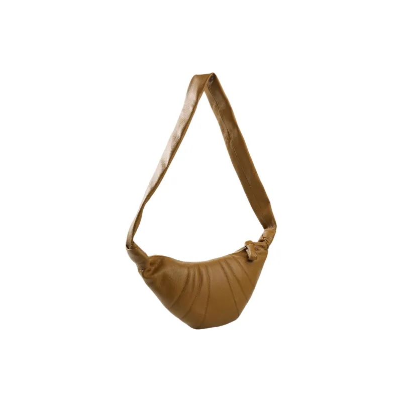 Lemaire Viscose Croissant Bag Shoulder Bag Small Size Women's Bronze Khaki-1