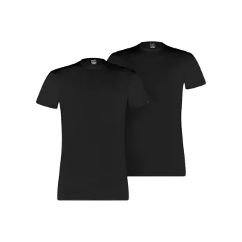 PUMA Lot De 2 T-shirts Col Rond Basiques Pour Homme T-Shirt Men's 2 Pack Black